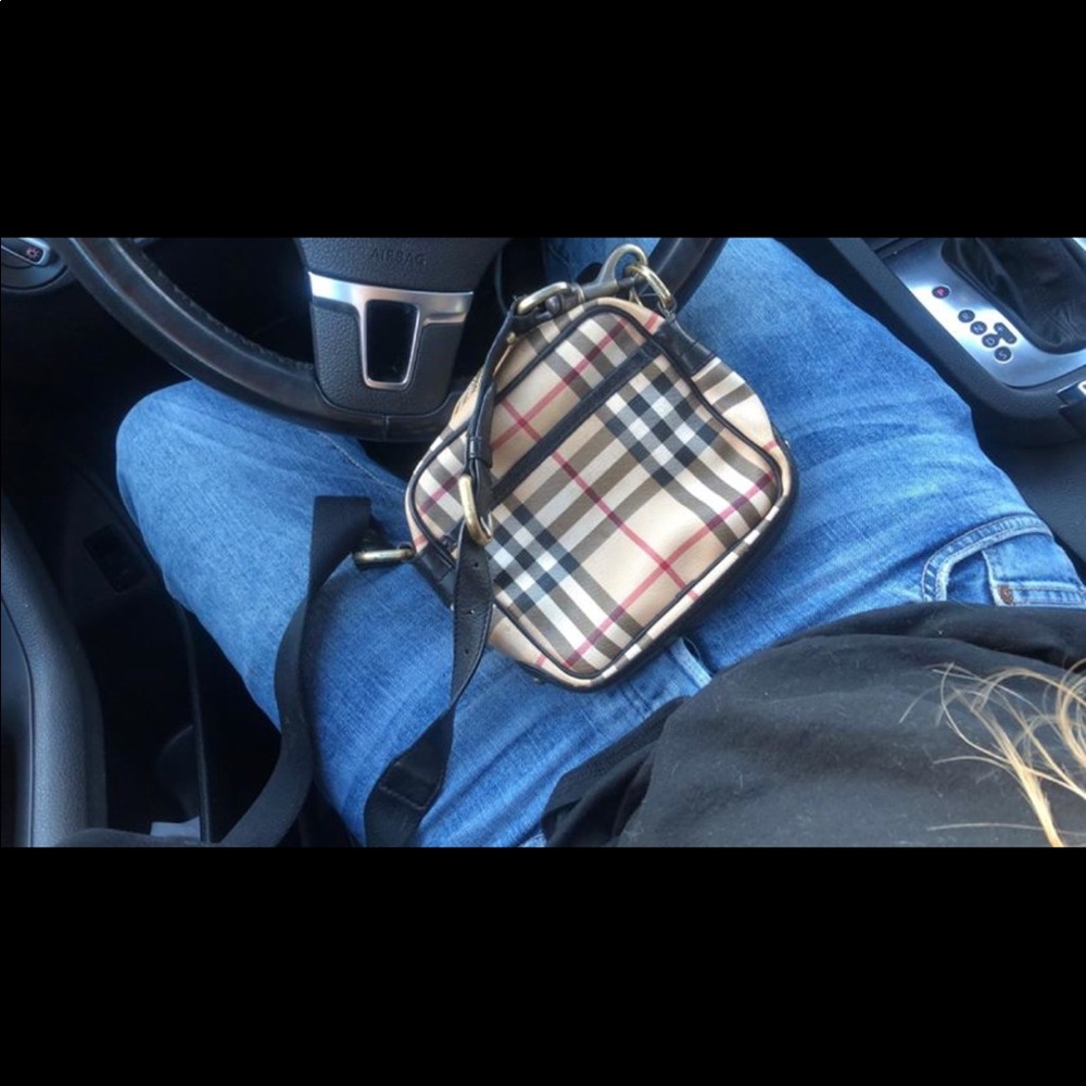 Authentic Burberry cross body bag